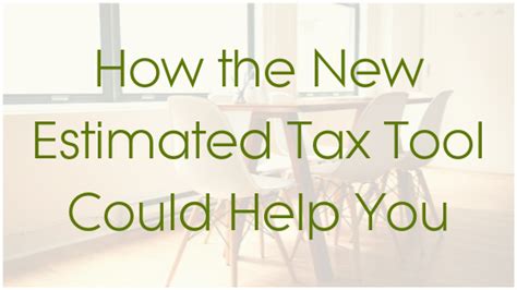 How The New Tax Withholding Estimator Could Help You Gold Standard Tax