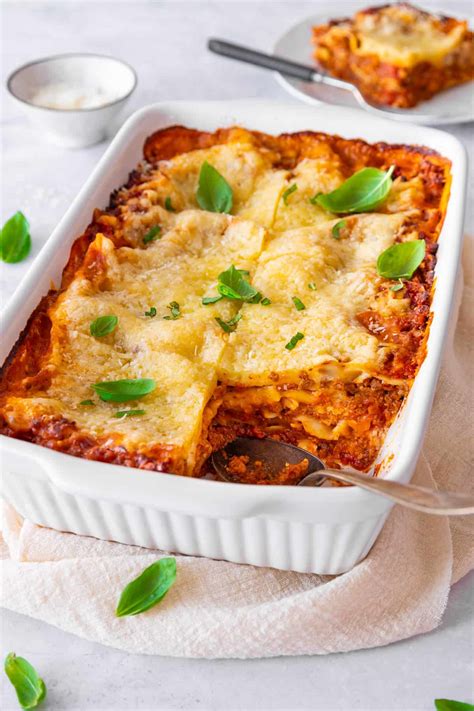 Lasagne Mit Hackfleisch Und Bechamel Klassisch Einfach