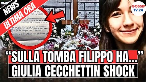 Lettera Shock Di Filippo Sulla Tomba Di Giulia Ecco Cosa C Era