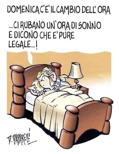 Il Ritorno Dell Ora Legale Nella Vignetta Di Danilo Paparelli