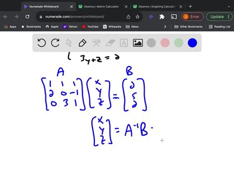 SOLVED Find The Solution Of Each Of The Following Systems Of Linear