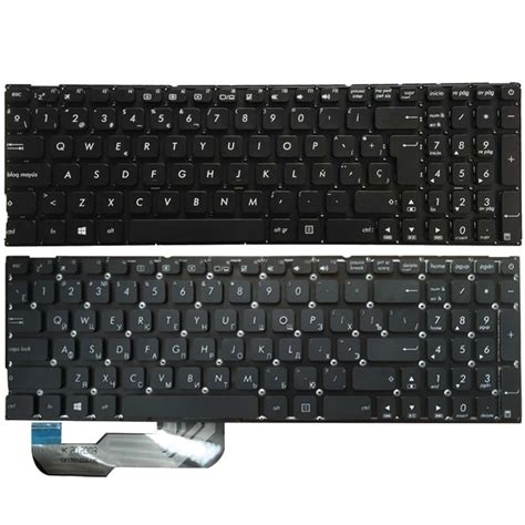 Teclado De Port Til Ruso Estadounidense Espa Ol Latino Para Asus X541