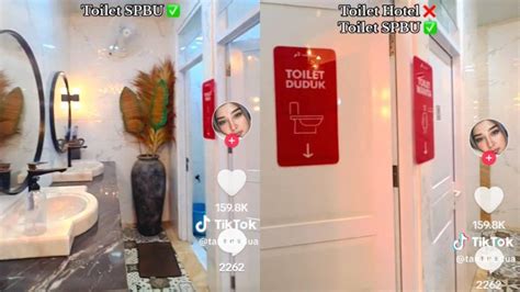 Video Viral Di TikTok Toilet SPBU Super Mewah Di Sukabumi Desain