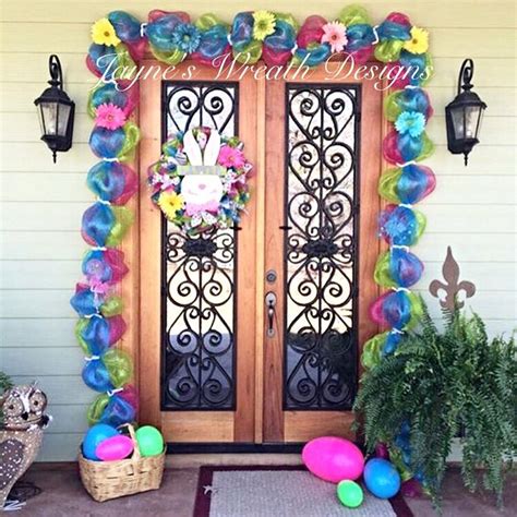 Decorating For Spring Easter Bunny Wreath And Garland By Jayne S