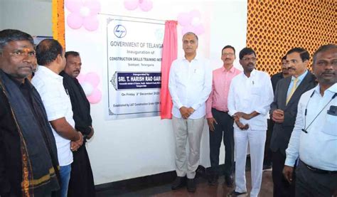 Harish Rao Inaugurates Landt Skill Enhancement Centre In Siddipet