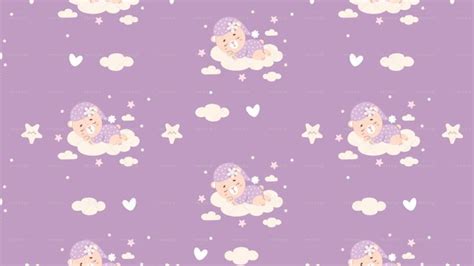 Sleeping Bear Seamless Pattern - Graphics | Motion Array