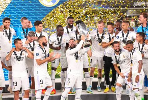 Real Madrid Win Their 5th Uefa Super Cup The Leaders Online