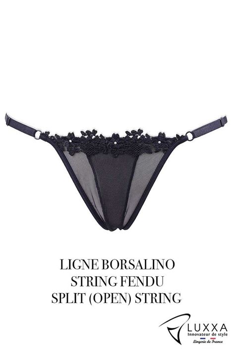 Luxxa Borsalino Split Open G String Enchante Lingerie