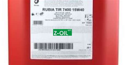 TOTAL RUBIA TIR 7400 15W40 20L