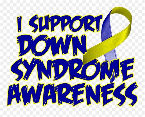 I Support Down Syndrome Awareness Clipart (#2386084) - PinClipart