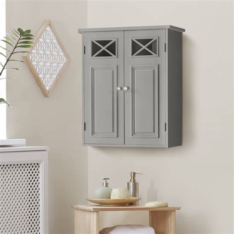 Beachcrest Home Woodley Wooden Two Door Removable Wall Cabinet With