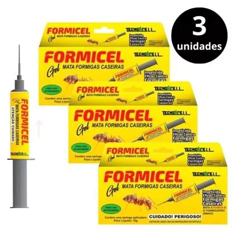 Kit C Veneno Mata Formiga Caseiras Formicel Gel G Mercadolivre