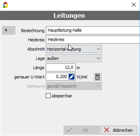 ENVISYS Daten Der Leitungen Und Ventilatoren DIN V 18599