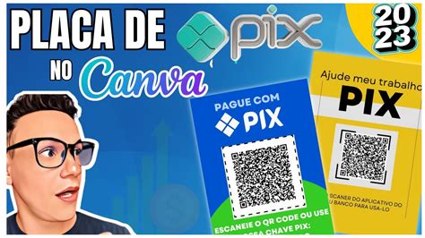 Passo A Passo Como Criar Plaquinha De Pix No Canva YouTube