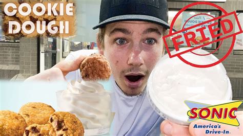 NEW FAST FOOD REVIEW FRIED COOKIE DOUGH Served A Là Mode From