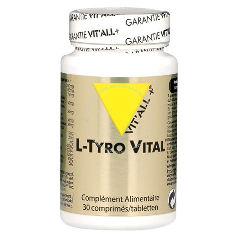 L Tyro Vital Quilibre De La Thyro De Comprim S Vitall