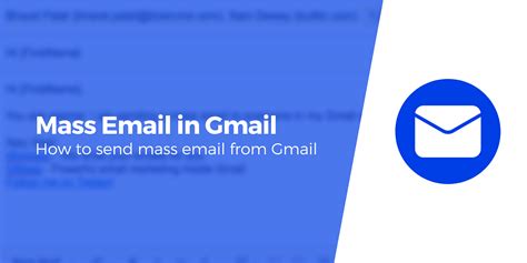 How to Send a Mass Email in Gmail 