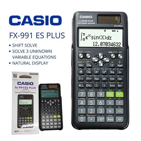 Scientific Calculator Casio Fx 991es Plus Latest Generation Contains