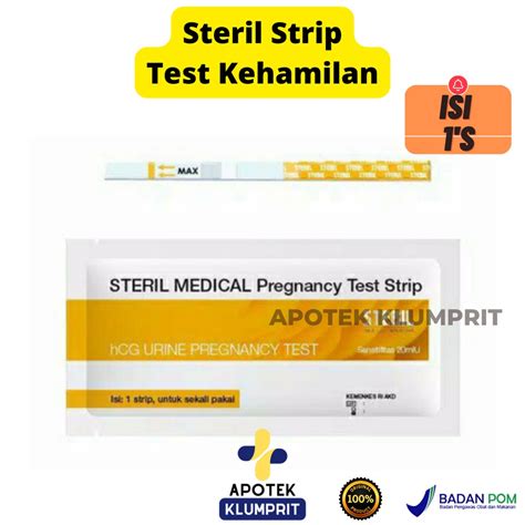 Jual STERIL STRIP PREGNANCY TEST ALAT TEST KEHAMILAN TEST PACK