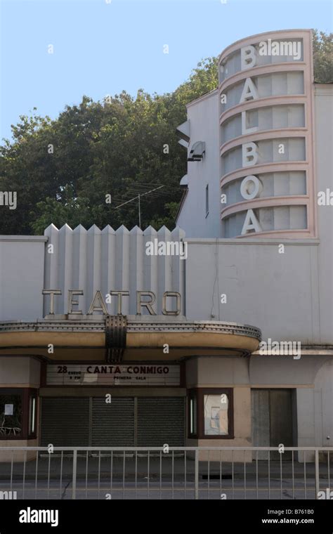 Balboa Theater. Balboa, Panama City, Republic of Panama, Central America Stock Photo - Alamy