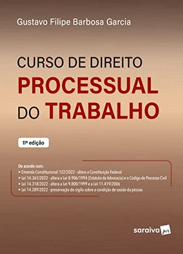 Curso De Direito Processual Do Trabalho Edi O By Gustavo