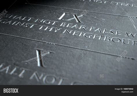 Ninth Commandment Image & Photo (Free Trial) | Bigstock