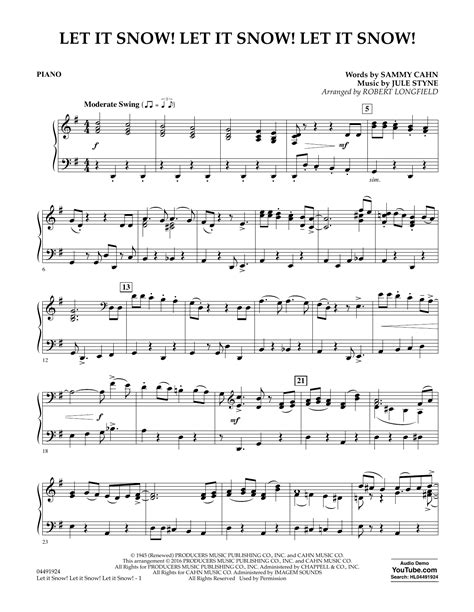 Let It Snow Piano Sheet Music Free | ubicaciondepersonas.cdmx.gob.mx