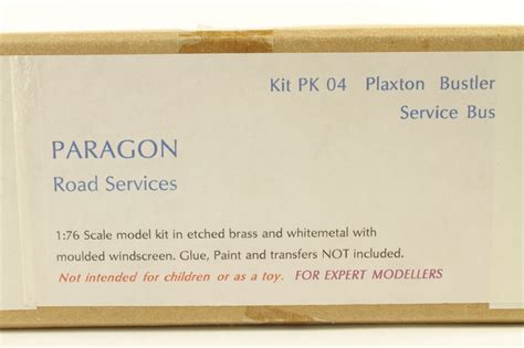 Paragon Models Pk Plaxton Bustler Service Bus B F