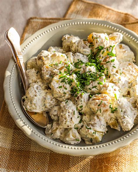 Hjemmelavet Kold Kartoffelsalat En Sommerklassiker