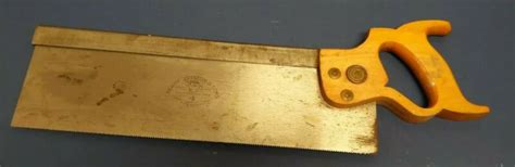 Vintage Late S Henry Disston Son S No Tpi Back Saw