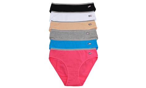 6 Pack Angelina Women S Cotton High Cut Bikini Panty Underwear Assorted Designs Groupon