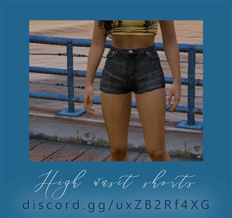 Shorts High Waist Mp Female Gta5