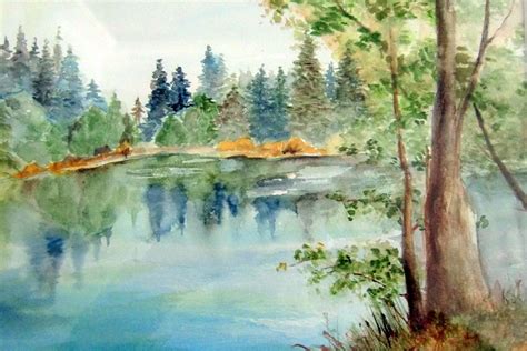 Erikas Malblog Aquarelle Landschaft