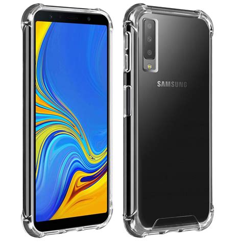 Akashi Coque TPU Angles Renforcés Samsung Galaxy A7 Coque téléphone