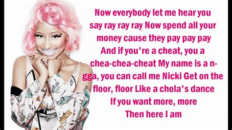 Nicki Minaj Starships Lyrics