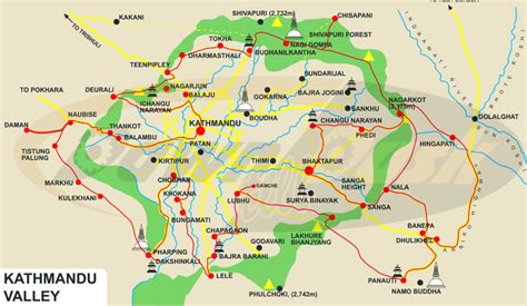 Kathmandu Ring Road Map