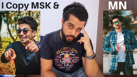 I Copy Msk And Mumbiker Nikhil Youtube