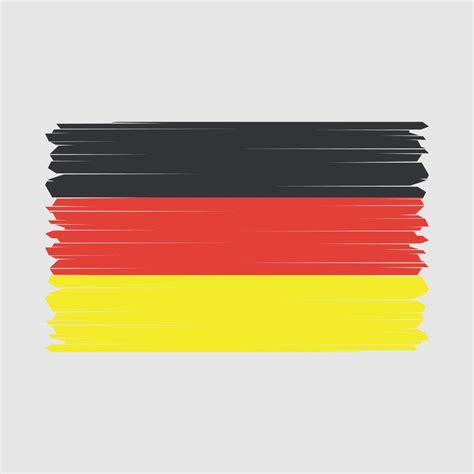 Germany Flag Vector Illustration 21639545 Vector Art At Vecteezy