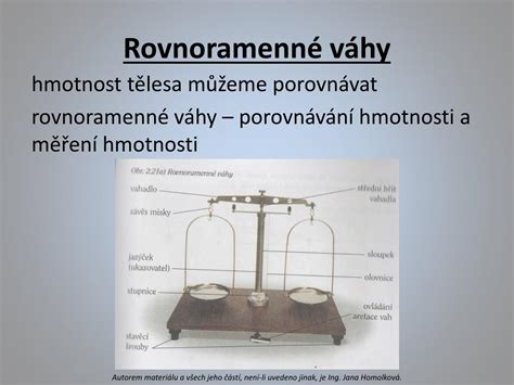 Ppt Měření Fyzikálních Veličin Měření Hmotnosti Fyzika 6 Ročník