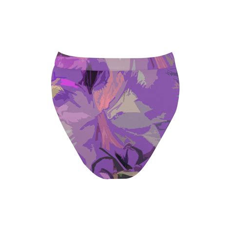 In The Spot Light D High Waisted High Cut Bikini Bottom Model S ID D
