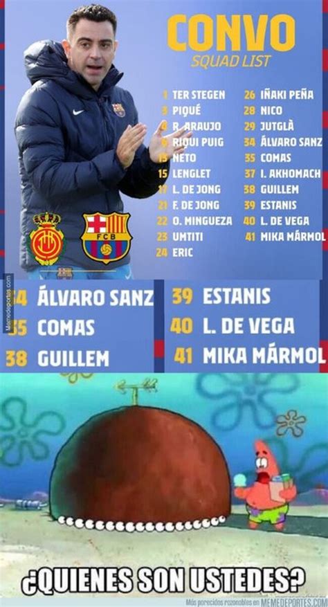 Los Mejores Memes Del Mallorca Fc Barcelona