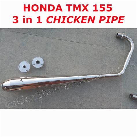 Chicken Pipe 3 In 1 Stainless For HONDA TMX 155 3in1 CHICKEN PIPE