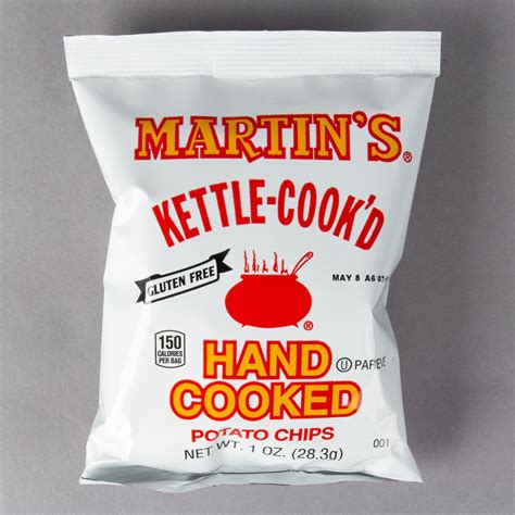 Martins 1 Oz Bag Of Kettle Cookd Potato Chips 30case