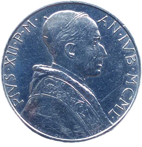 Lire Pius Xii Jubilee Vatican City Numista