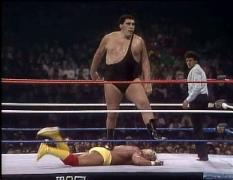 Hulk Hogan Vs Andre The Giant Wrestlemania 3