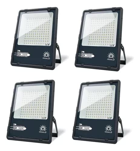 Reflector Led W Potente W Exteriores Lm Piezas