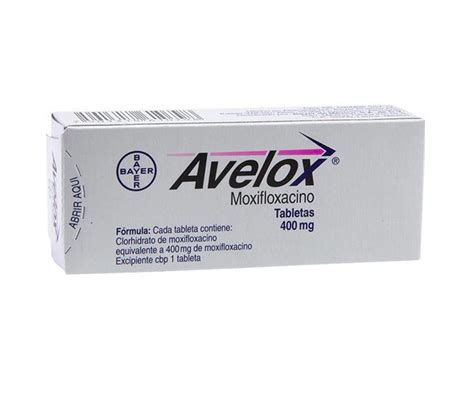 Avelox 400mg Tabletas Farmaciard