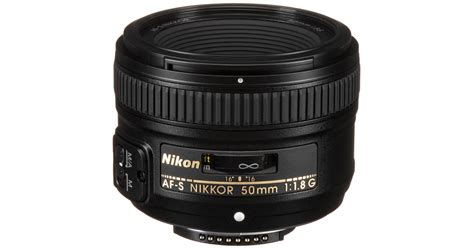 Nikon AF S NIKKOR 50mm F 1 8G Lens 2199 B H Photo Video