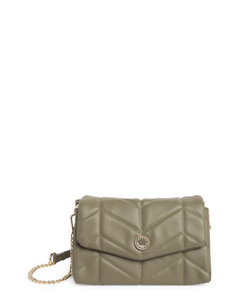 Steve Madden Puffy Chevron Quilted Crossbody Bag In Green Lyst