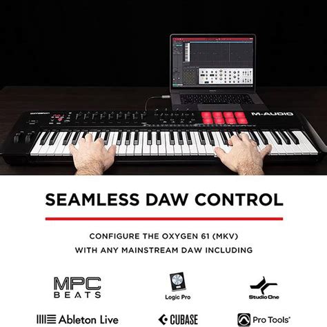 M Audio Oxygen Mkv Usb Midi Keyboard Controller With Pad Knob And